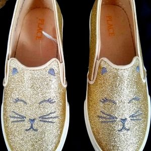 Girls glitter sneakers